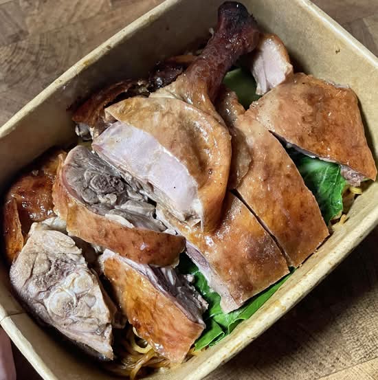 Roast Duck with Noodles