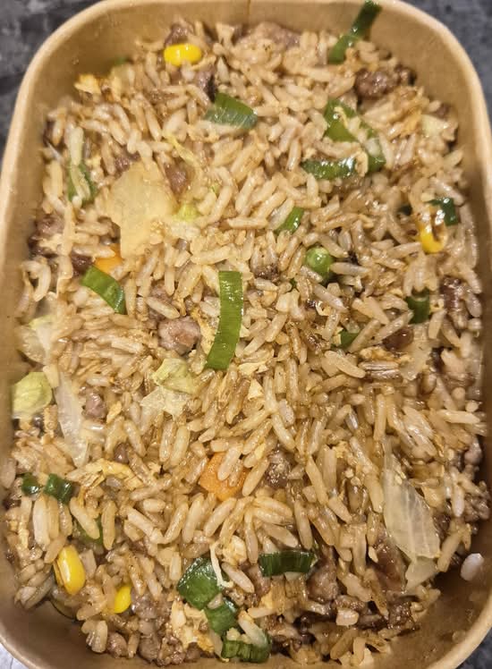 Minced Beef and Pineapple Fried Rice