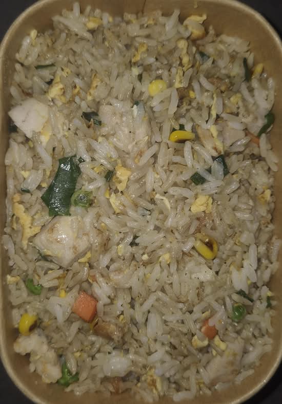 Salted Fish and Chicken Fried Rice