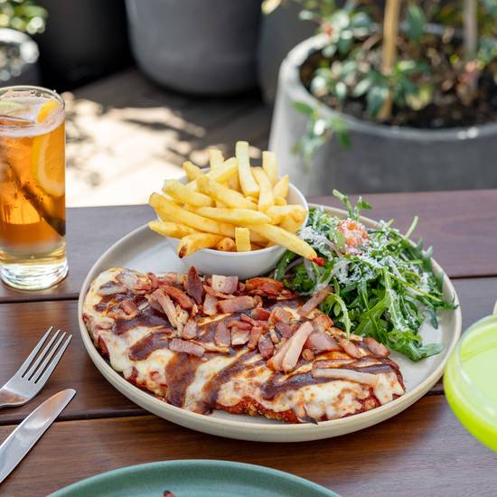 BBQ Bacon Chicken Parma