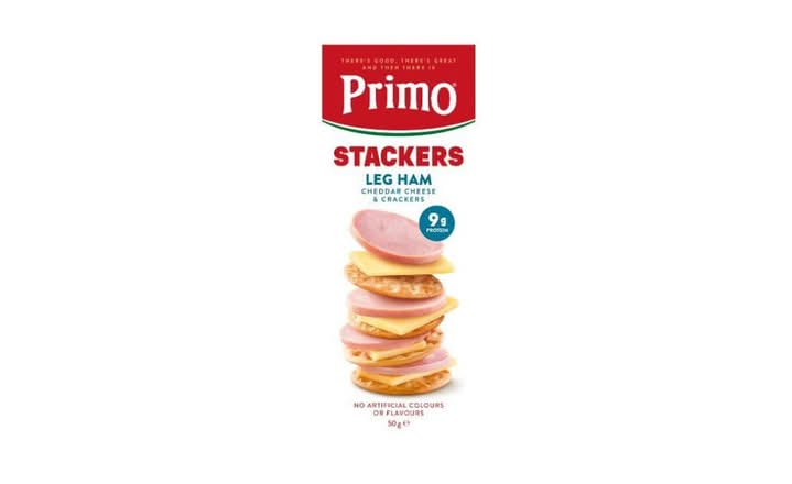 Primo Leg Ham Stacker With Biscuit 50g