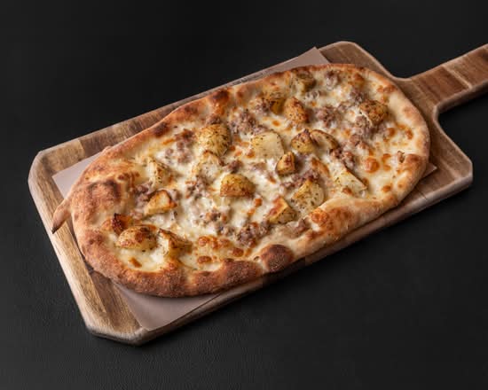 Potato and Sausage Pizza