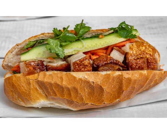 Crackling Pork Belly Banh Mi