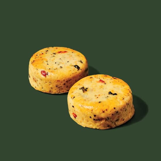 Cheese, Tomato & Basil Egg Bites (2 Pieces)