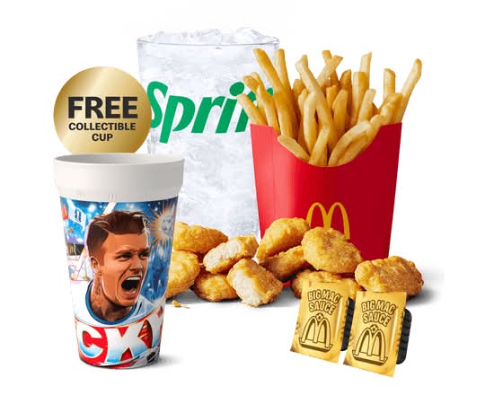 FIFA World Cup™ Meal - Large 10pc Chicken McNuggets