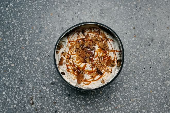 Banoffee with Choc Chip Cookie (D)(G)(E)