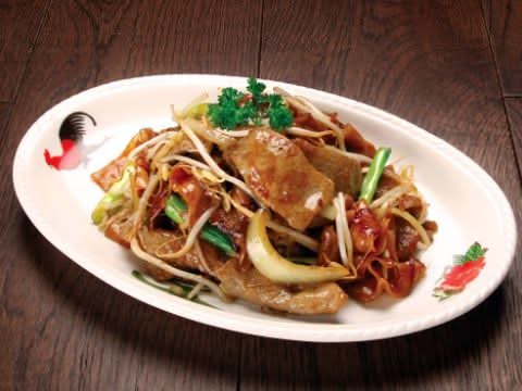 N7 Fried Flat Rice Noodles with Beef Slices(U)