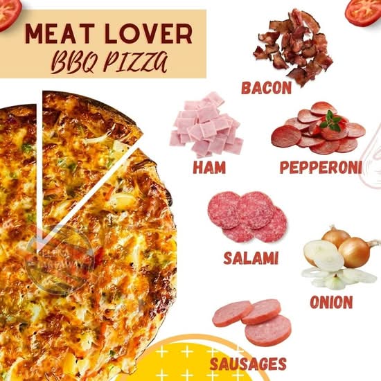 Meat lover BBQ Pizza