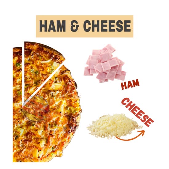 Ham & Cheese Pizza