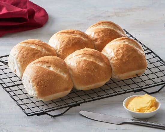 Hi-Fibre Lo-GI White Lunch Box Roll 6 Pack