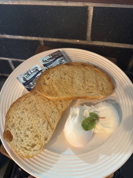 Free Range Eggs with Sourdough (V)