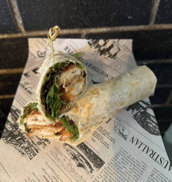 Chicken Schnitzel Wrap