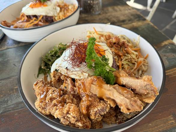 Karaage chicken rice bowl