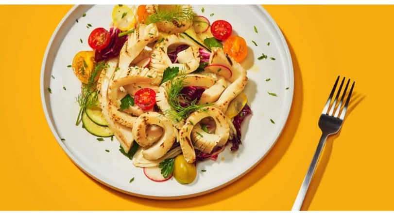 Grilled Calamari Salad