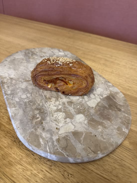 Salami, Honey and Cheese Croissant
