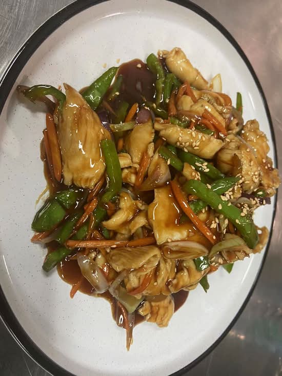Chicken and Vegetables with Teriyaki Sauce