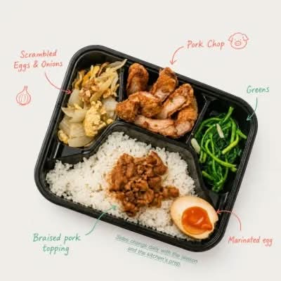 Fried Pork Chop Bento