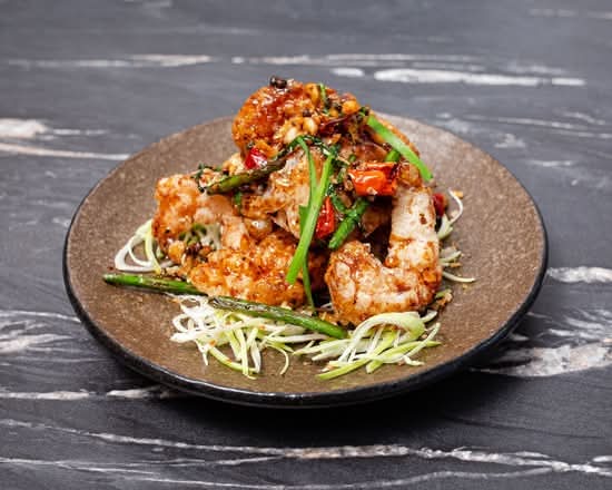 Black Pepper Mala Prawns