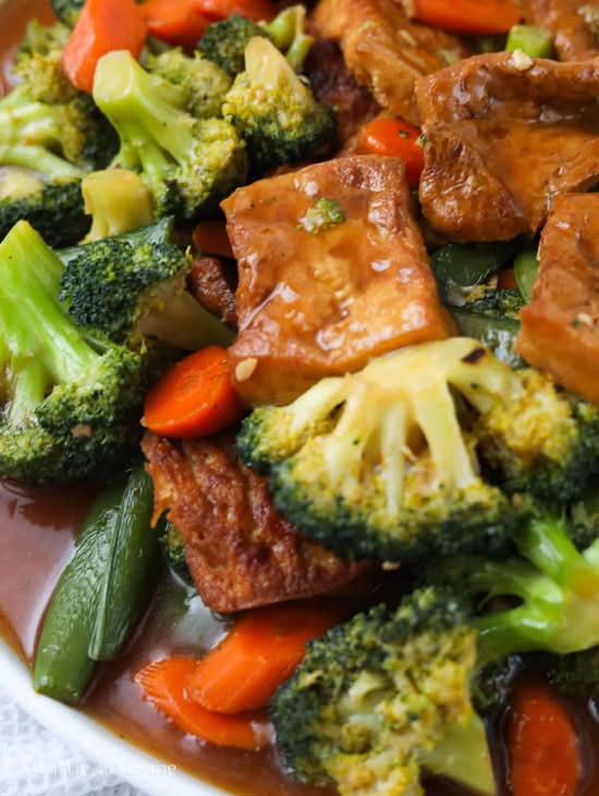 Stir Fried Vegetables with Tofu (V)