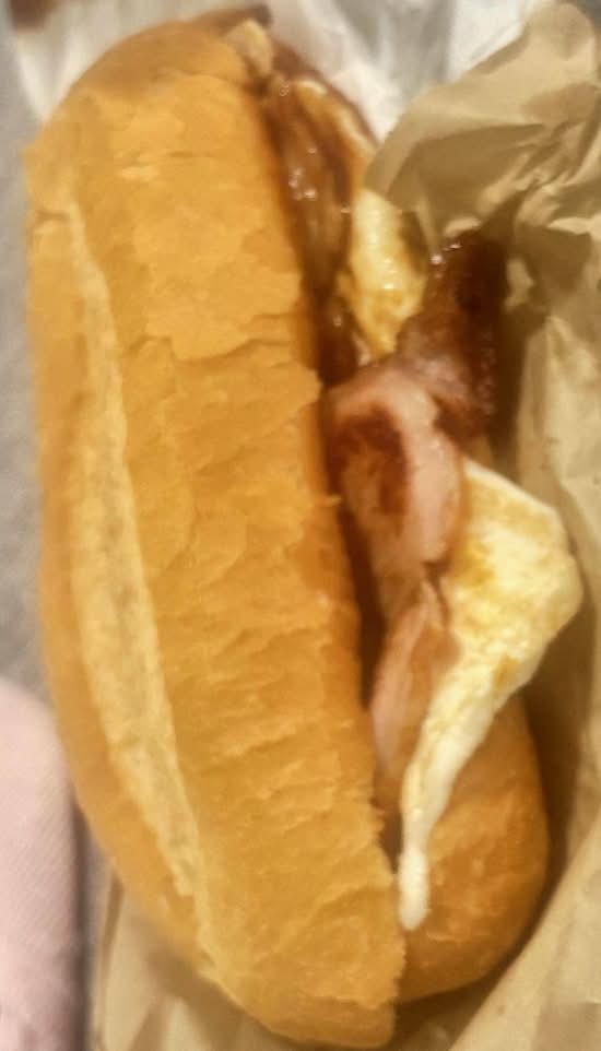 Bacon and Egg Roll