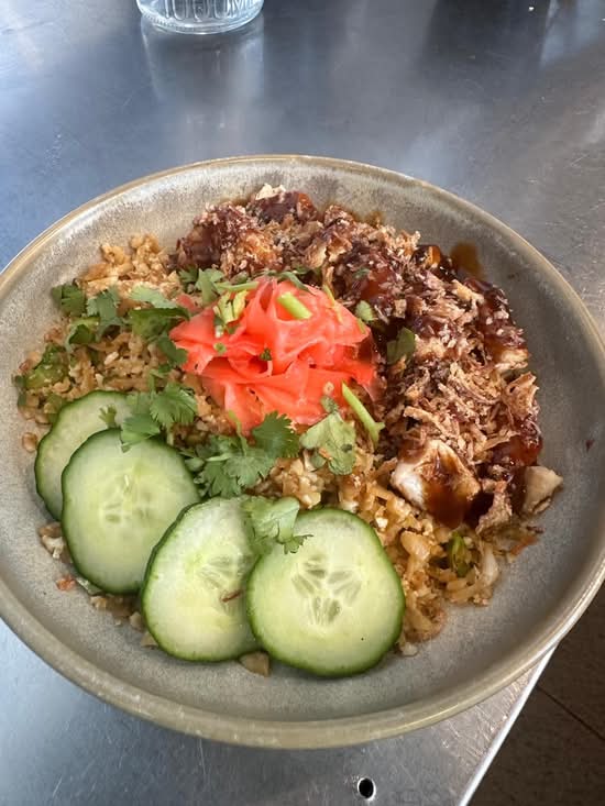 Teriyaki Chicken Poke Bowl (GF)(DF)
