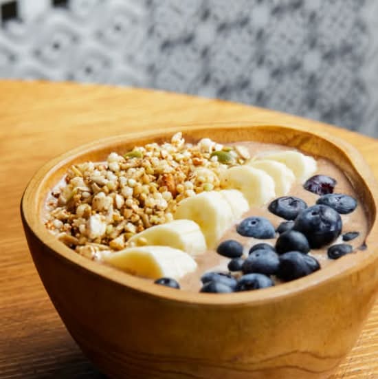 Chocolate Peanut Butter Banana Bowl (GF)(DF)