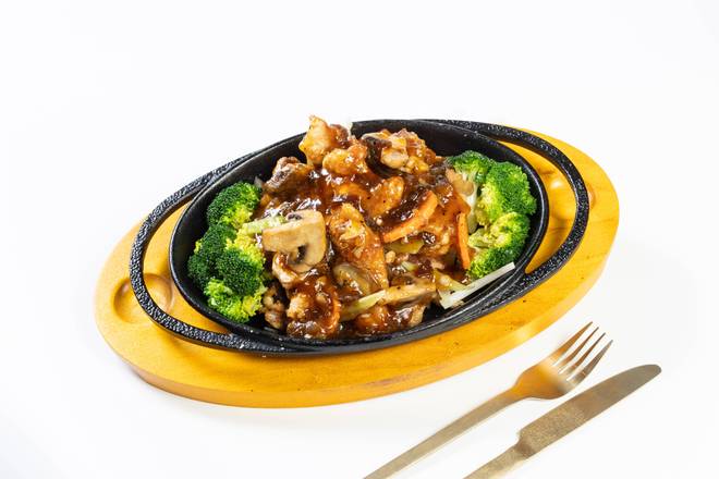 Sizzling Pepper Mushroom Chicken