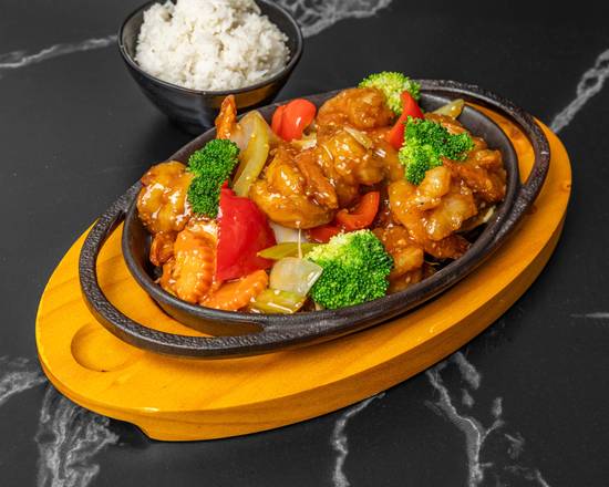 Sizzling Garlic Prawn