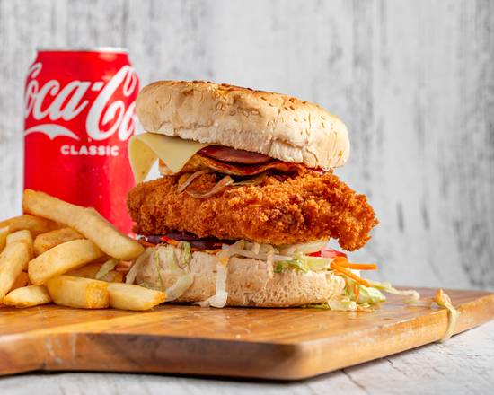 Chicken Schnitzel Burger