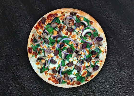 Spinach and Feta Pizza (V)