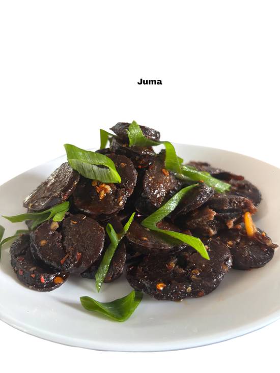 Juma (home made pork sausage)