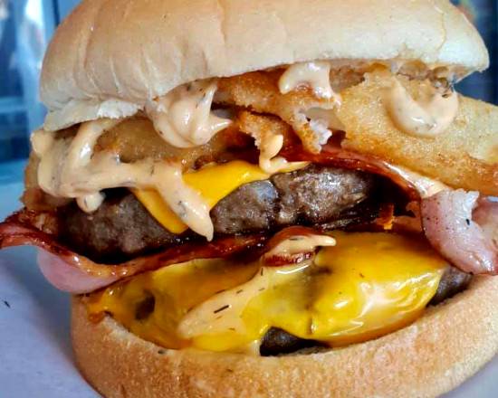 Double Cheesy Bacon Shack Stack