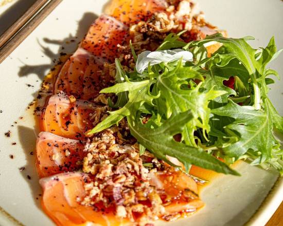 Salmon Carpaccio to Japan