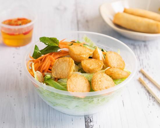 Fried Fish Ball Salad