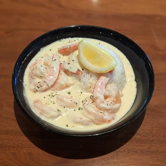 CREAMY GARLIC PRAWNS