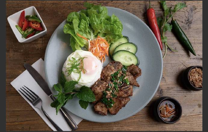 Com Suon Nuong (Grilled Lemongrass Pork Chop) (GF)