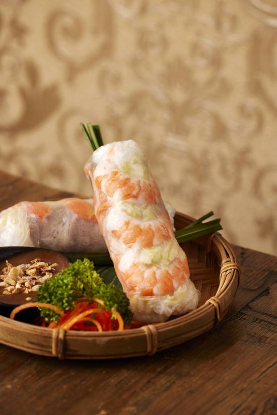 Char Siu Pork and Prawn Summer Rolls