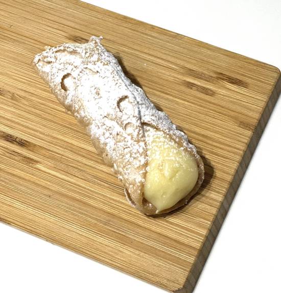 Big Vanilla Custard Cannoli