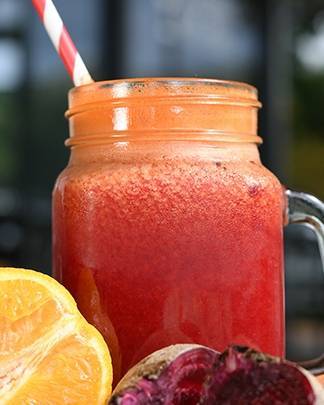 Orange, Carrot and Beetroot Juice