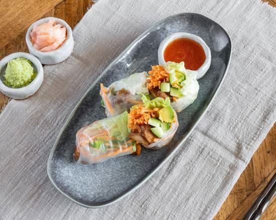 Teriyaki Chicken Rice Paper Roll