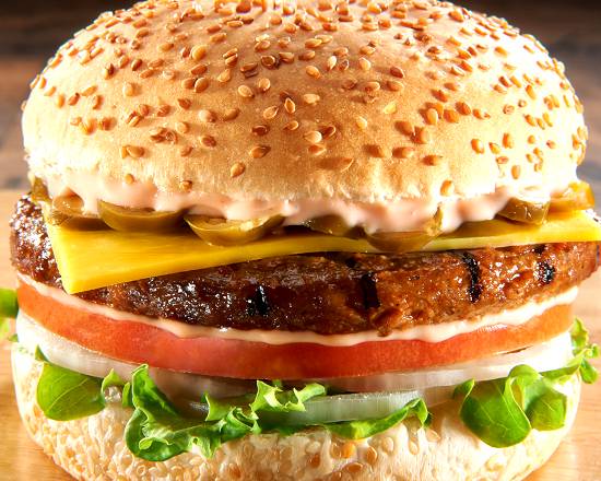 Beef Jalapeno Cheese Burger