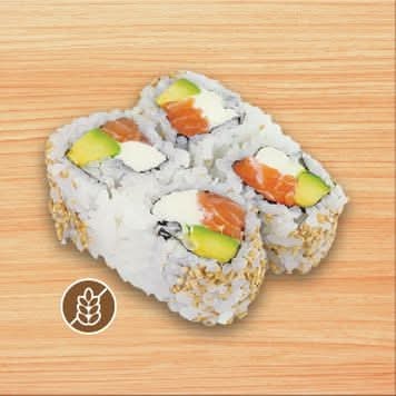 Salmon Avocado & Cream Cheese Roll (A/I)
