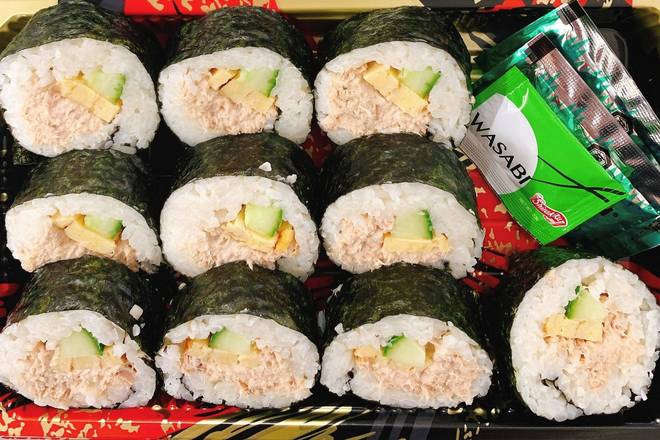 Cooked Tuna Sushi rolls 10 pcs