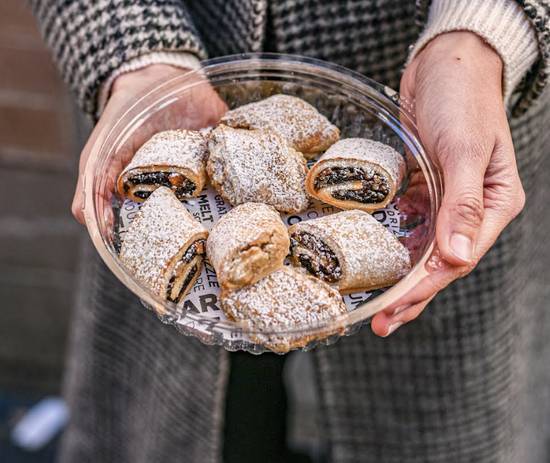 Mixed Mini Jam and Sour Cream Rolled Cookies