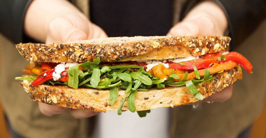 Roast Veggie Sandwich (NUT)