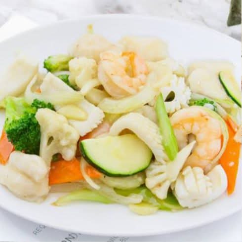 Seafood Combination With Vegetables