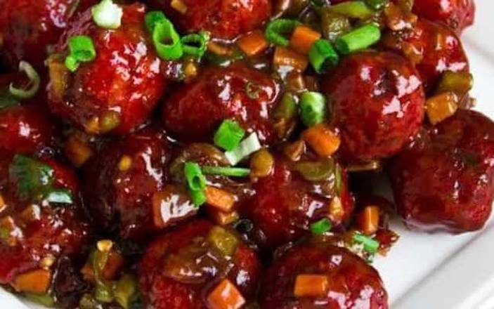 Veg Manchurian - Dry or semi-gravy or gravy