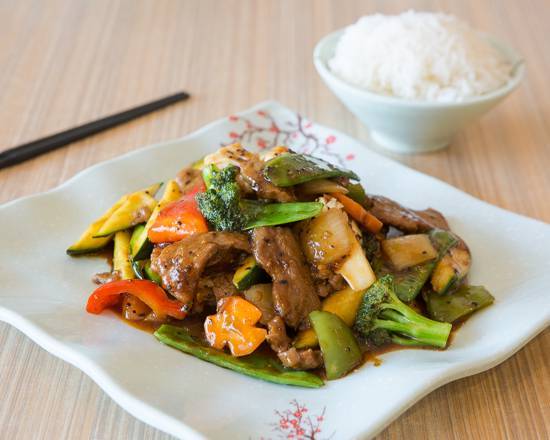 Beef with Black Pepper Sauce