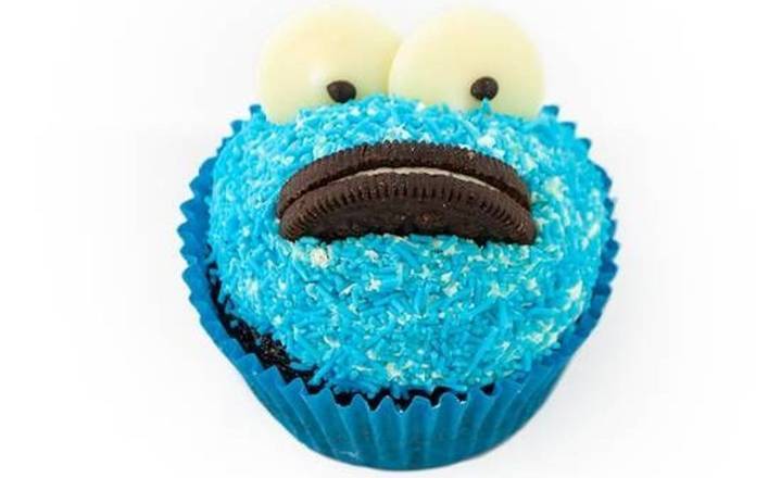 Cookie Monster Cupcake