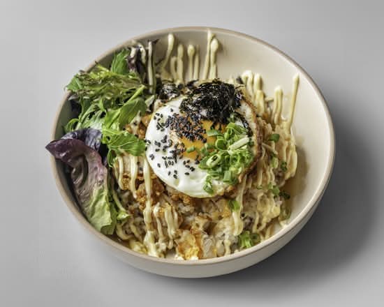 Crispy Chicken Mayo Rice Bowl